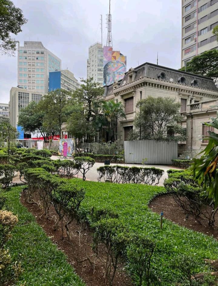 Studio Flex Com Garagem E Piscina No Centro De Sp San Paolo Esterno foto