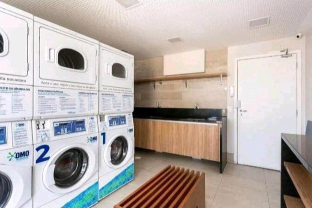 Studio Flex Com Garagem E Piscina No Centro De Sp San Paolo Esterno foto